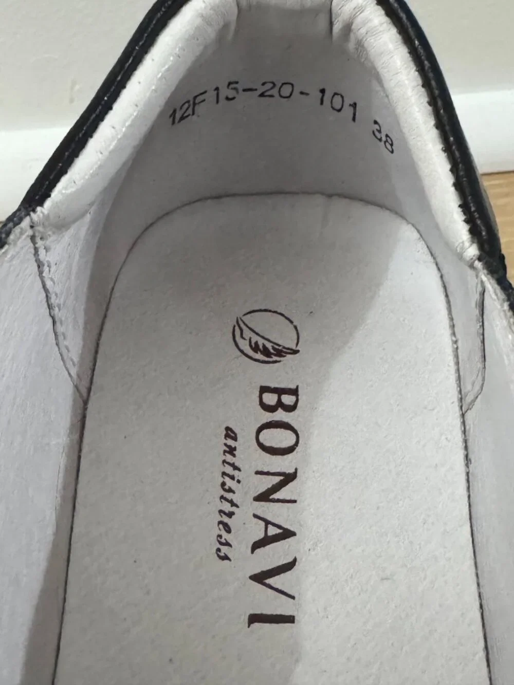 Black Bonavi Platform Slip-On Sneakers — Size 38